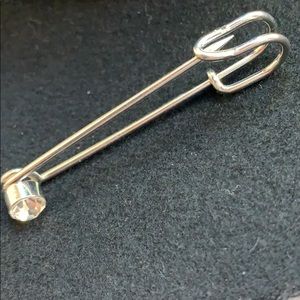 Fashion Accessory Silver-Color Safety Pin